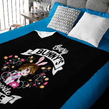 Discover Registered Nurse Easter RN Stethoscope Baby Blankets