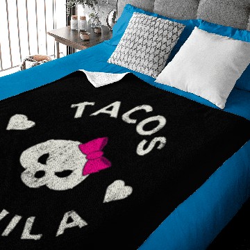Discover Sugar Skull Tacos Tequila Baby Blankets
