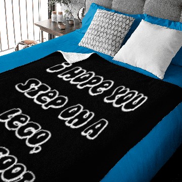 Discover Hope You Step On A Lego Barefoot Baby Blankets