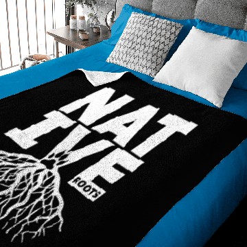 Discover NATIVE ROOTS NATIVE AMERICAN - NATIVE BLOOD - GIFT Baby Blankets