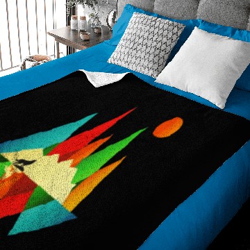 Discover Hipster Wolf Baby Blankets