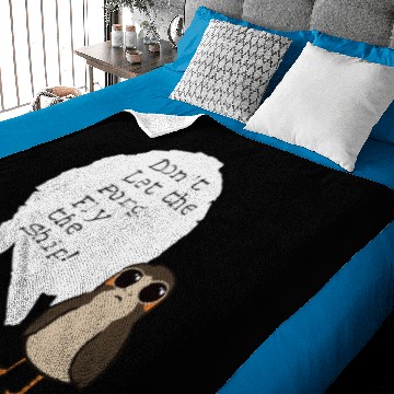 Discover Don t Let Them Fly The Ship Baby Blankets