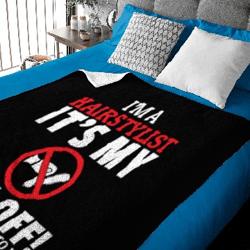 Discover Hairstylist Day Off Worker Gift Baby Blankets