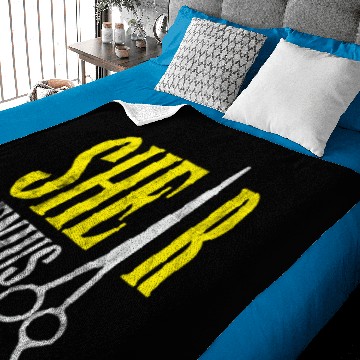 Discover Shear Genius Hairstylist Worker gift Baby Blankets