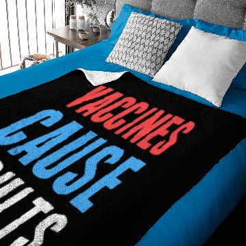 Discover Vaccines Cause Adults Baby Blankets