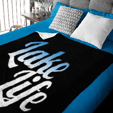 Discover Lake life Baby Blankets