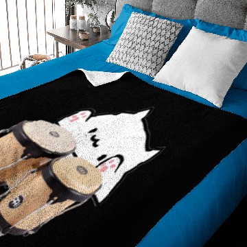 Discover bongo cat meme Baby Blankets