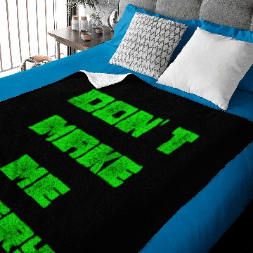 Discover don t make me angry 2reborn Baby Blankets