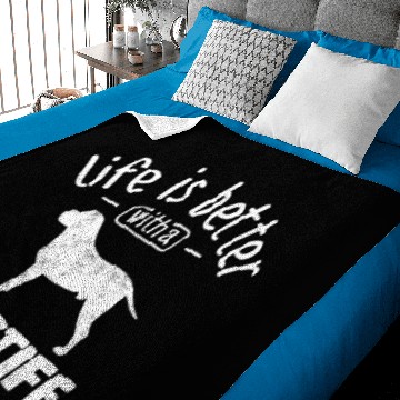 Discover Mastiff Dog Owner Gift Fighting Dog Saying Design Baby Blankets