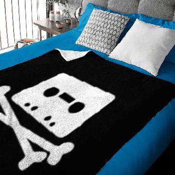 Discover Tape with crossbones Baby Blankets