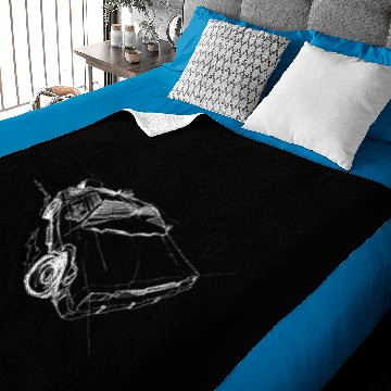 Discover delorean sketch Baby Blankets