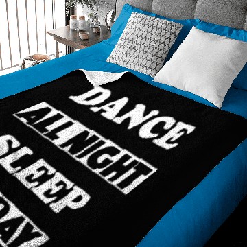 Discover Dance All Night Baby Blankets
