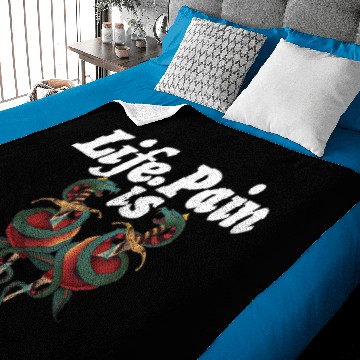 Discover life is pain Baby Blankets