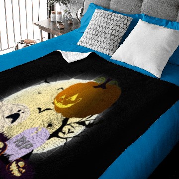 Discover Scared Ghost in Graveyard Baby Blankets