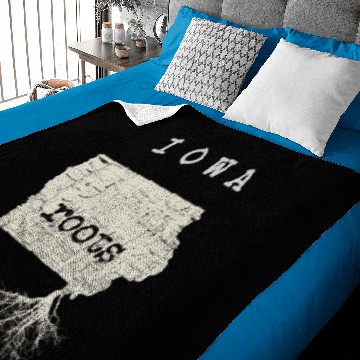 Discover Iowa Roots Baby Blankets Home Native State Pride Baby Blankets