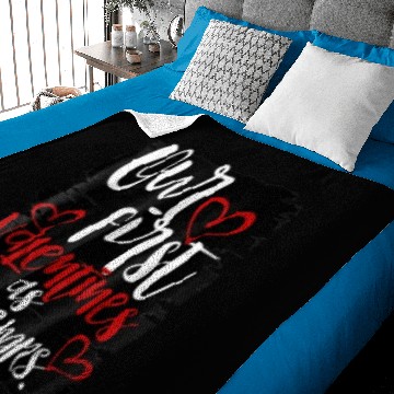 Discover Our First Valentines Day As Mr & Mrs Couples Baby Blankets