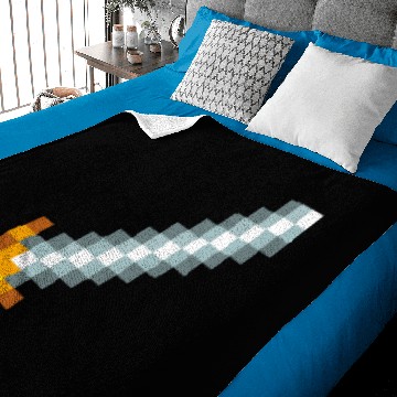 Discover Retro 8-bit Pixel Sword Baby Blankets