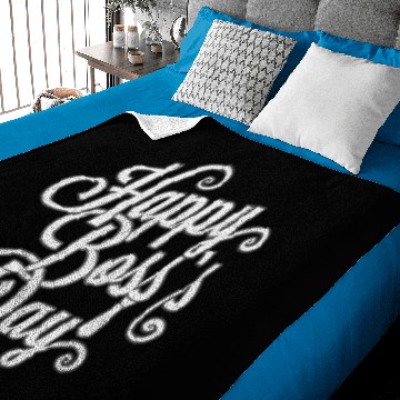 Discover Happy Boss's day Baby Blankets HBD