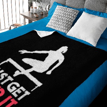 Discover Cool TRACK & FIELD Baby Blankets: Just Get Over It