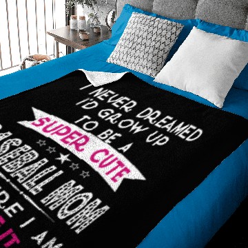Discover A Super cute Baseball Mom Baby Blankets