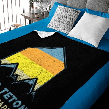 Discover Grand Teton National Park Baby Blankets