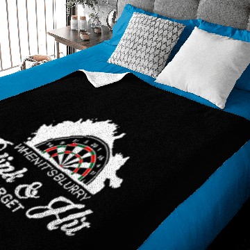 Discover Dart Darts Player Gift - Blink and Hit the Target Baby Blankets