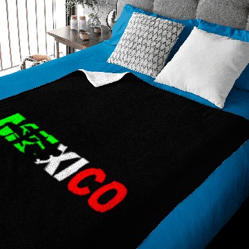 Discover Mexico Mexican Flag Baby Blankets