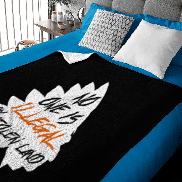Discover No one is illegal on stolen land Baby Blankets