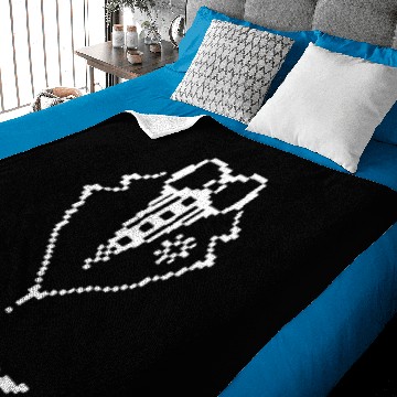 Discover Pixel Tuxedo Baby Blankets