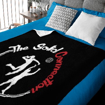 Discover Volleyball Solid connection Baby Blankets