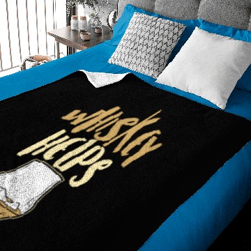 Discover Whiskey Helps Fresh Funny Fathers Day Baby Blankets