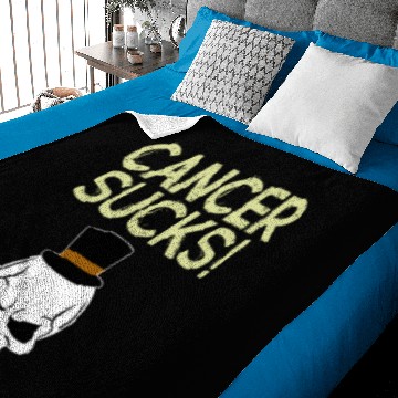 Discover Cancer Sucks Baby Blankets