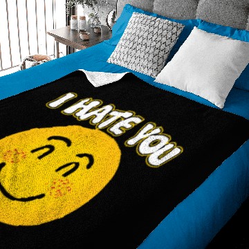Discover I HATE YOU Baby Blankets