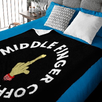 Discover MIDDLE FINGER COFFEE CUP Baby Blankets