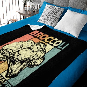 Discover Broccoli makes me happy Baby Blankets