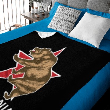 Discover California Bear Baby Blankets