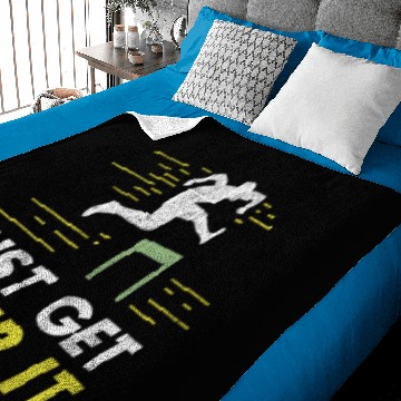 Discover Funny hurdle Baby Blankets Baby Blankets - Just get over it