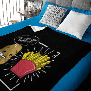 Discover Potato and Fries Baby Blankets