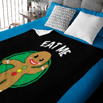 Discover Gingerbread man cookie pastry gift Baby Blankets