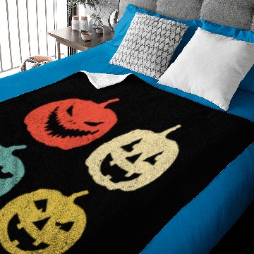 Discover Halloween Pumpkin Vintage Jack-o-lantern Baby Blankets
