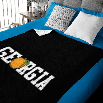 Discover Georgia Peach Baby Blankets