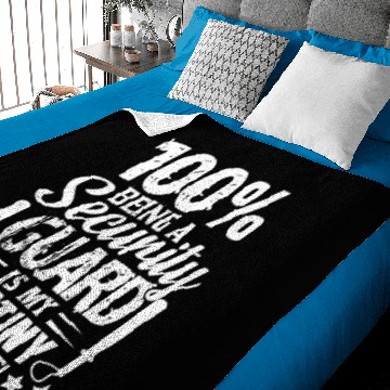 Discover Security Guard My Destiny Baby Blankets