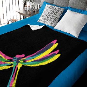 Discover Dragonfly Colorful Baby Blankets