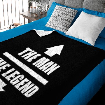 Discover The man the legend Baby Blankets