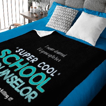 Discover Super Cool School Counselor Baby Blankets