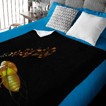 Discover Cicada Playing a maracas Baby Blankets
