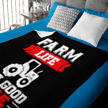 Discover Tractor agriculture farmer tug acre engine Farmer Baby Blankets