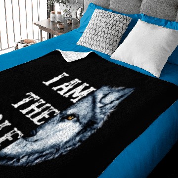 Discover i am the wolf animals amazon scare eat meat kill w Baby Blankets