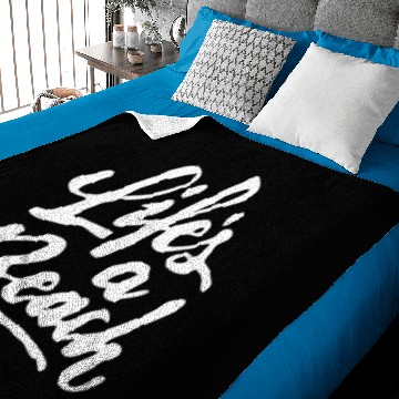 Discover Lifes a beach Baby Blankets