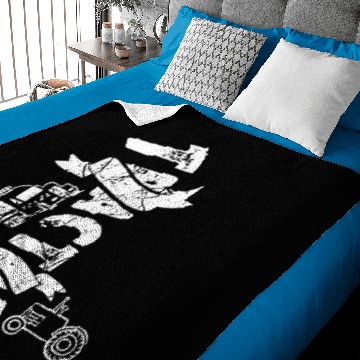 Discover tractor pulling Baby Blankets